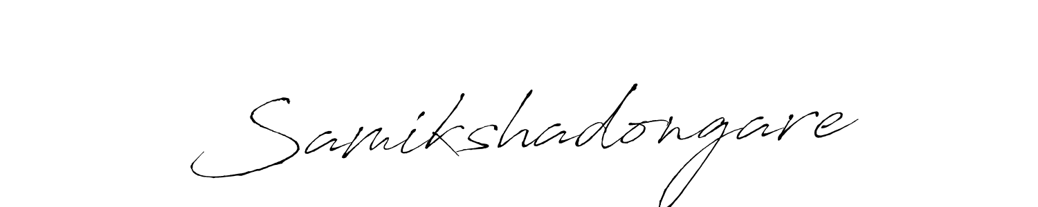 Also we have Samikshadongare name is the best signature style. Create professional handwritten signature collection using Antro_Vectra autograph style. Samikshadongare signature style 6 images and pictures png