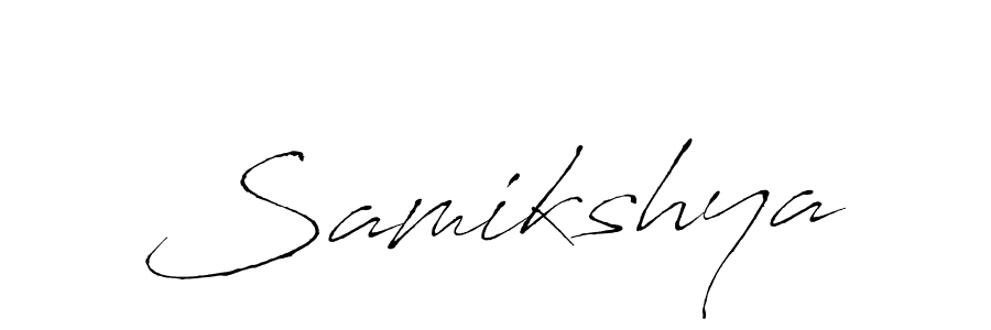 How to make Samikshya name signature. Use Antro_Vectra style for creating short signs online. This is the latest handwritten sign. Samikshya signature style 6 images and pictures png