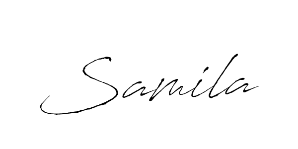 The best way (Antro_Vectra) to make a short signature is to pick only two or three words in your name. The name Samila include a total of six letters. For converting this name. Samila signature style 6 images and pictures png