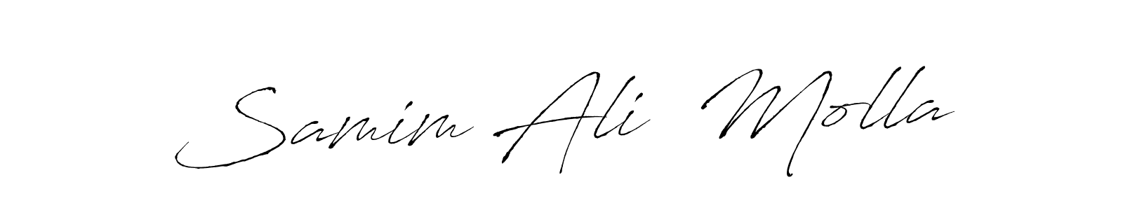 Once you've used our free online signature maker to create your best signature Antro_Vectra style, it's time to enjoy all of the benefits that Samim Ali  Molla name signing documents. Samim Ali  Molla signature style 6 images and pictures png