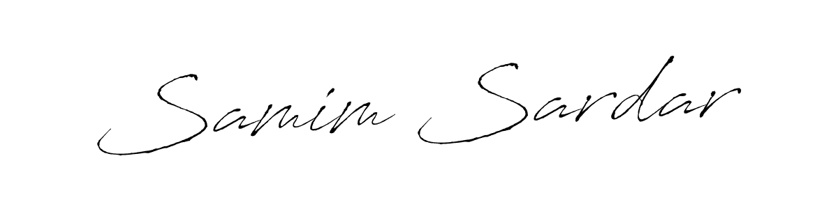 Antro_Vectra is a professional signature style that is perfect for those who want to add a touch of class to their signature. It is also a great choice for those who want to make their signature more unique. Get Samim Sardar name to fancy signature for free. Samim Sardar signature style 6 images and pictures png