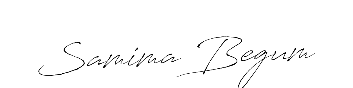 Make a beautiful signature design for name Samima Begum. With this signature (Antro_Vectra) style, you can create a handwritten signature for free. Samima Begum signature style 6 images and pictures png