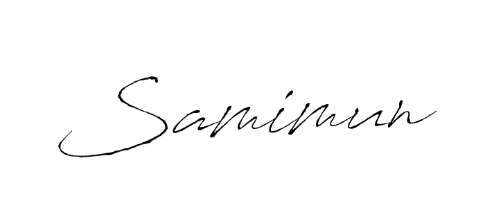 Also we have Samimun name is the best signature style. Create professional handwritten signature collection using Antro_Vectra autograph style. Samimun signature style 6 images and pictures png