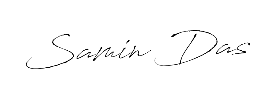 How to make Samin Das name signature. Use Antro_Vectra style for creating short signs online. This is the latest handwritten sign. Samin Das signature style 6 images and pictures png