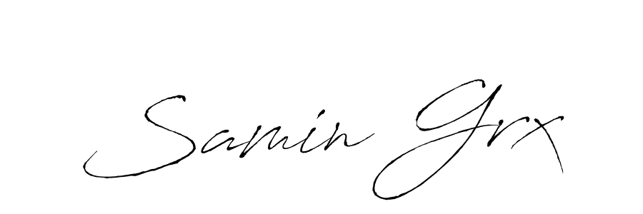 It looks lik you need a new signature style for name Samin Grx. Design unique handwritten (Antro_Vectra) signature with our free signature maker in just a few clicks. Samin Grx signature style 6 images and pictures png