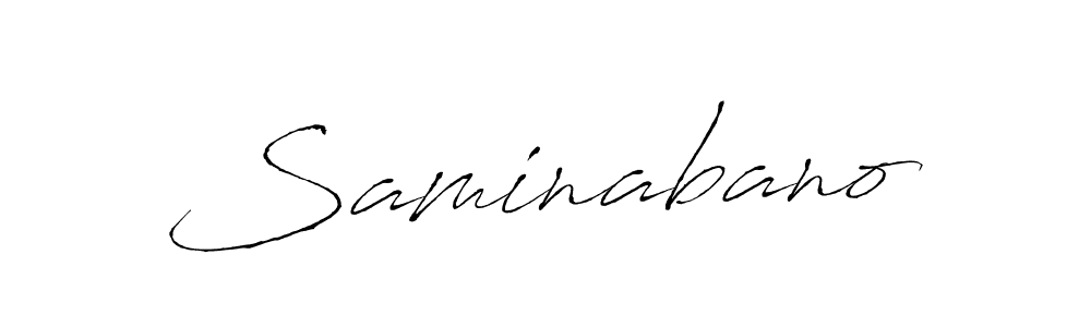 How to make Saminabano name signature. Use Antro_Vectra style for creating short signs online. This is the latest handwritten sign. Saminabano signature style 6 images and pictures png