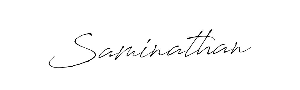 Use a signature maker to create a handwritten signature online. With this signature software, you can design (Antro_Vectra) your own signature for name Saminathan. Saminathan signature style 6 images and pictures png