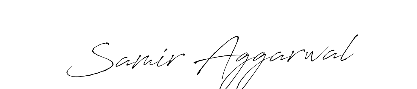 How to make Samir Aggarwal signature? Antro_Vectra is a professional autograph style. Create handwritten signature for Samir Aggarwal name. Samir Aggarwal signature style 6 images and pictures png