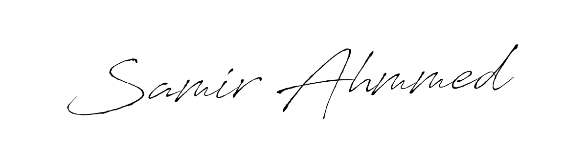 It looks lik you need a new signature style for name Samir Ahmmed. Design unique handwritten (Antro_Vectra) signature with our free signature maker in just a few clicks. Samir Ahmmed signature style 6 images and pictures png