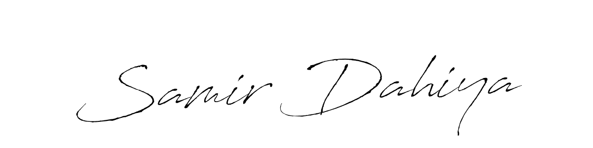 The best way (Antro_Vectra) to make a short signature is to pick only two or three words in your name. The name Samir Dahiya include a total of six letters. For converting this name. Samir Dahiya signature style 6 images and pictures png