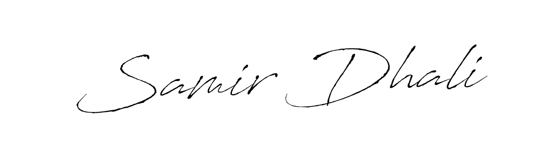 Also we have Samir Dhali name is the best signature style. Create professional handwritten signature collection using Antro_Vectra autograph style. Samir Dhali signature style 6 images and pictures png