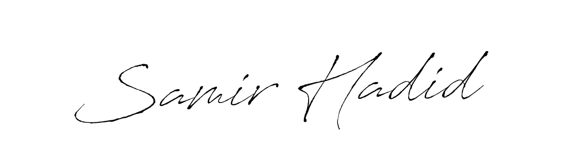 Antro_Vectra is a professional signature style that is perfect for those who want to add a touch of class to their signature. It is also a great choice for those who want to make their signature more unique. Get Samir Hadid name to fancy signature for free. Samir Hadid signature style 6 images and pictures png