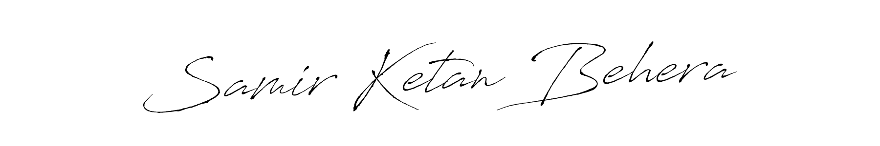 The best way (Antro_Vectra) to make a short signature is to pick only two or three words in your name. The name Samir Ketan Behera include a total of six letters. For converting this name. Samir Ketan Behera signature style 6 images and pictures png