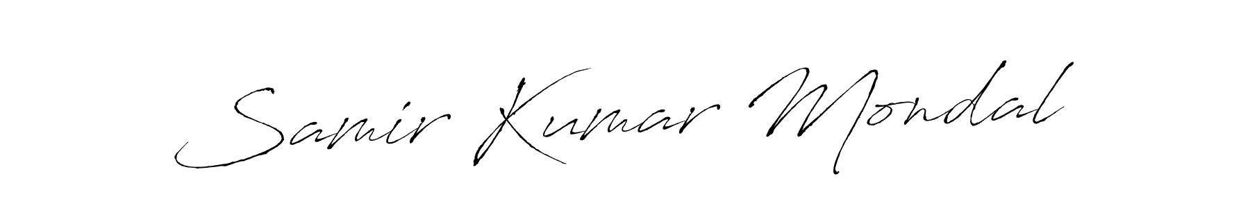 You should practise on your own different ways (Antro_Vectra) to write your name (Samir Kumar Mondal) in signature. don't let someone else do it for you. Samir Kumar Mondal signature style 6 images and pictures png