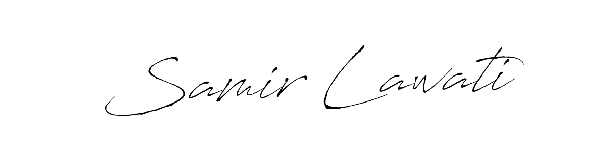 Also You can easily find your signature by using the search form. We will create Samir Lawati name handwritten signature images for you free of cost using Antro_Vectra sign style. Samir Lawati signature style 6 images and pictures png