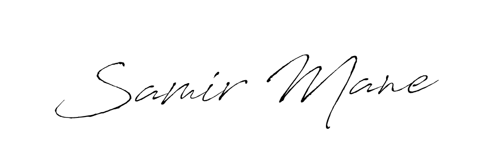 It looks lik you need a new signature style for name Samir Mane. Design unique handwritten (Antro_Vectra) signature with our free signature maker in just a few clicks. Samir Mane signature style 6 images and pictures png