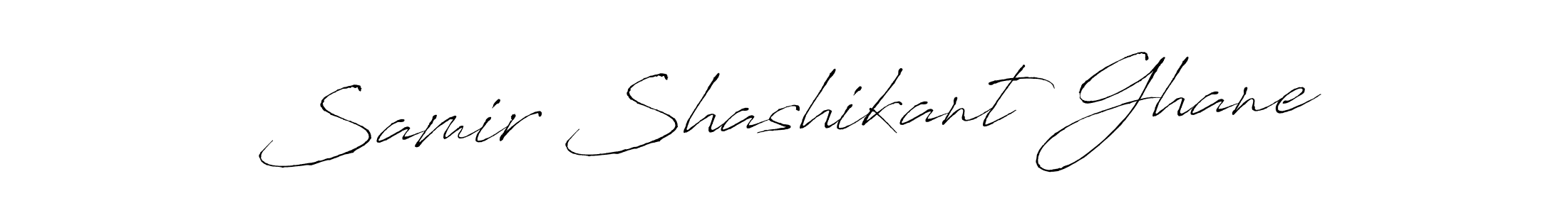 The best way (Antro_Vectra) to make a short signature is to pick only two or three words in your name. The name Samir Shashikant Ghane include a total of six letters. For converting this name. Samir Shashikant Ghane signature style 6 images and pictures png