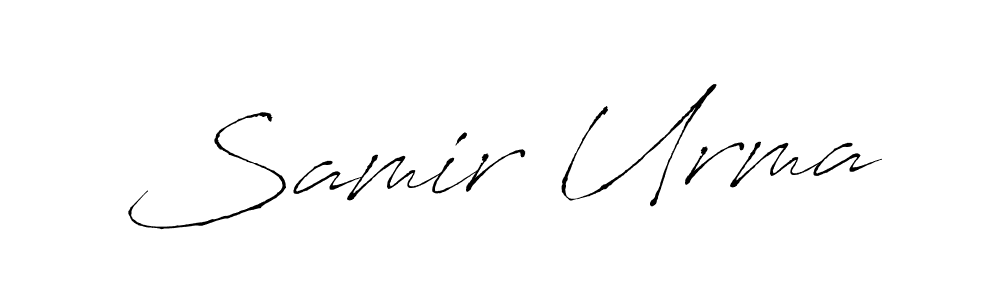 Best and Professional Signature Style for Samir Urma. Antro_Vectra Best Signature Style Collection. Samir Urma signature style 6 images and pictures png