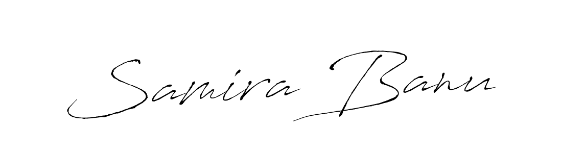The best way (Antro_Vectra) to make a short signature is to pick only two or three words in your name. The name Samira Banu include a total of six letters. For converting this name. Samira Banu signature style 6 images and pictures png