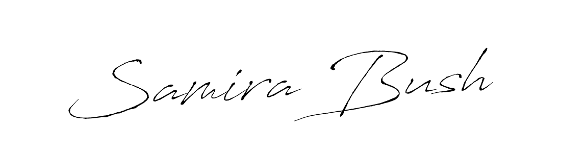 How to make Samira Bush name signature. Use Antro_Vectra style for creating short signs online. This is the latest handwritten sign. Samira Bush signature style 6 images and pictures png