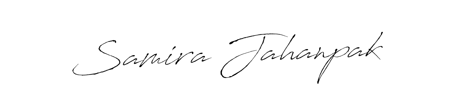 You should practise on your own different ways (Antro_Vectra) to write your name (Samira Jahanpak) in signature. don't let someone else do it for you. Samira Jahanpak signature style 6 images and pictures png