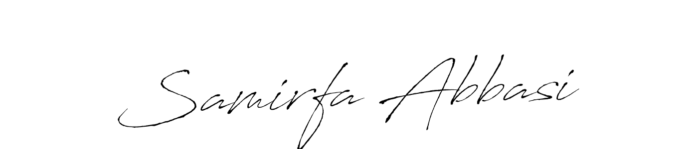 You should practise on your own different ways (Antro_Vectra) to write your name (Samirfa Abbasi) in signature. don't let someone else do it for you. Samirfa Abbasi signature style 6 images and pictures png