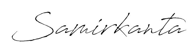 Elevate your brand with a stunning Samirkanta eSignature. The Antro_Vectra style provides a balanced, flowing aesthetic for everyday signing. Samirkanta signature style 6 images and pictures png