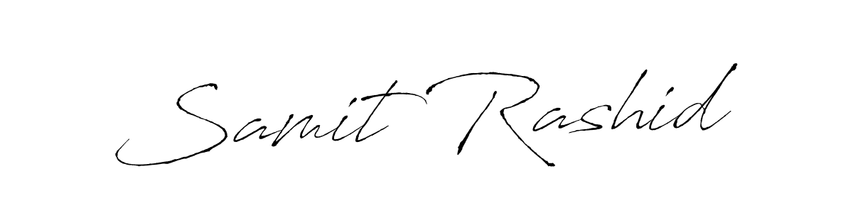 Make a beautiful signature design for name Samit Rashid. Use this online signature maker to create a handwritten signature for free. Samit Rashid signature style 6 images and pictures png