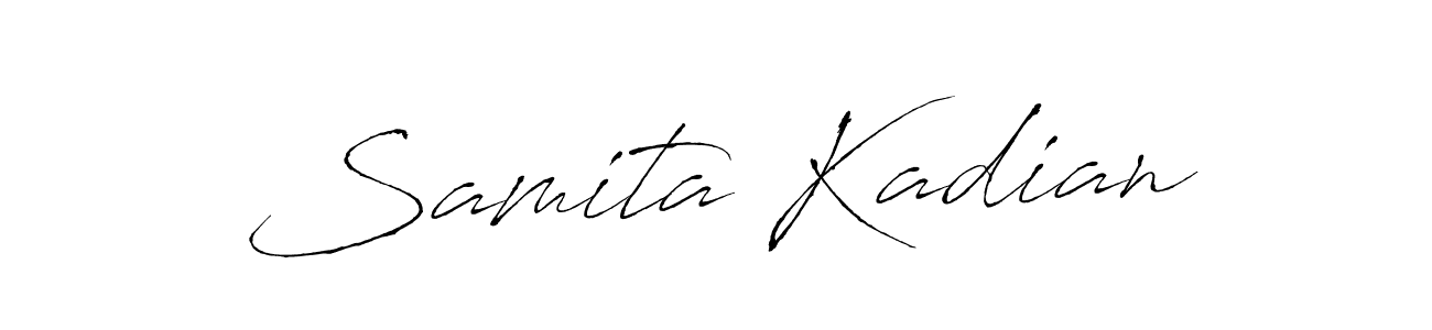 Also You can easily find your signature by using the search form. We will create Samita Kadian name handwritten signature images for you free of cost using Antro_Vectra sign style. Samita Kadian signature style 6 images and pictures png