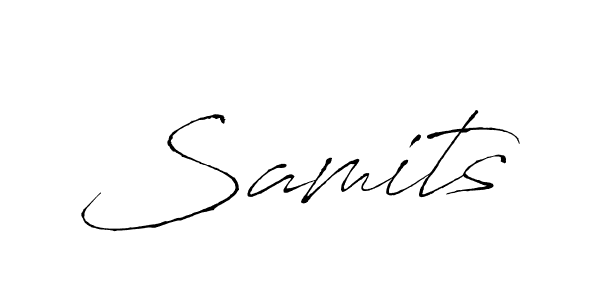 How to make Samits name signature. Use Antro_Vectra style for creating short signs online. This is the latest handwritten sign. Samits signature style 6 images and pictures png