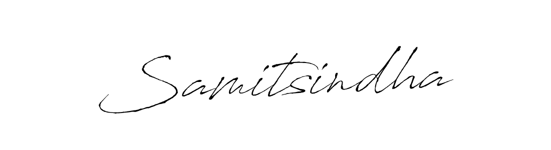 Use a signature maker to create a handwritten signature online. With this signature software, you can design (Antro_Vectra) your own signature for name Samitsindha. Samitsindha signature style 6 images and pictures png