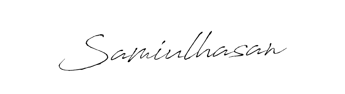 This is the best signature style for the Samiulhasan name. Also you like these signature font (Antro_Vectra). Mix name signature. Samiulhasan signature style 6 images and pictures png