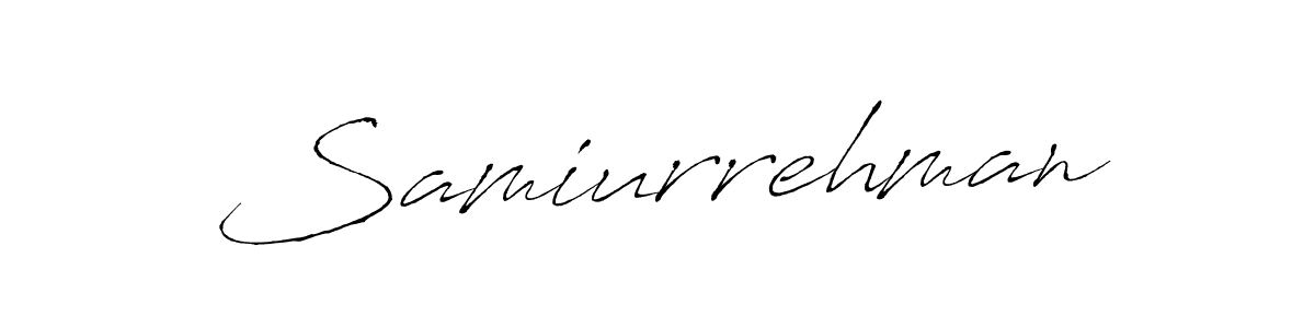 Antro_Vectra is a professional signature style that is perfect for those who want to add a touch of class to their signature. It is also a great choice for those who want to make their signature more unique. Get Samiurrehman name to fancy signature for free. Samiurrehman signature style 6 images and pictures png