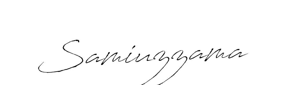 Use a signature maker to create a handwritten signature online. With this signature software, you can design (Antro_Vectra) your own signature for name Samiuzzama. Samiuzzama signature style 6 images and pictures png