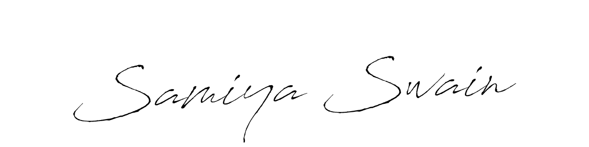 Also we have Samiya Swain name is the best signature style. Create professional handwritten signature collection using Antro_Vectra autograph style. Samiya Swain signature style 6 images and pictures png