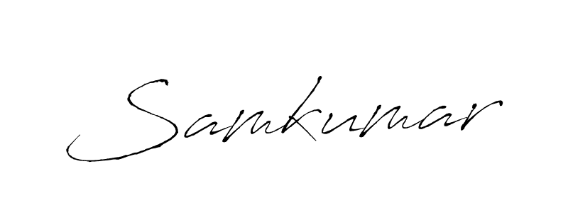 Also we have Samkumar name is the best signature style. Create professional handwritten signature collection using Antro_Vectra autograph style. Samkumar signature style 6 images and pictures png