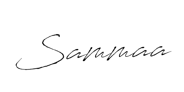 Create a beautiful signature design for name Sammaa. With this signature (Antro_Vectra) fonts, you can make a handwritten signature for free. Sammaa signature style 6 images and pictures png
