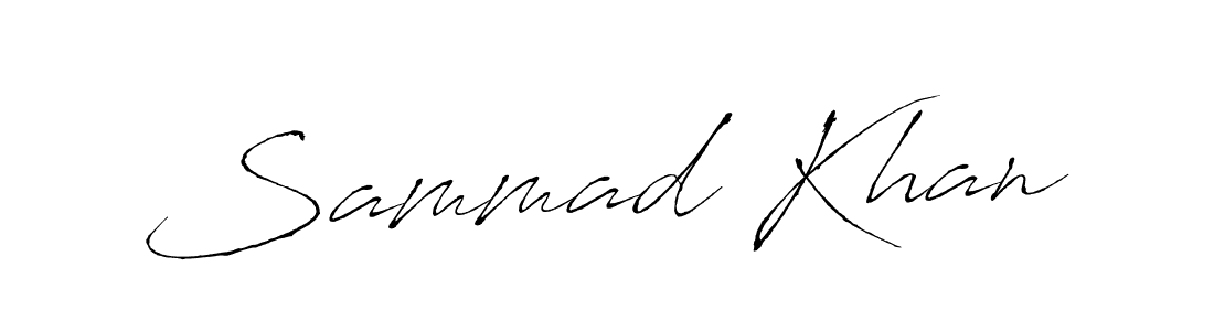 Also we have Sammad Khan name is the best signature style. Create professional handwritten signature collection using Antro_Vectra autograph style. Sammad Khan signature style 6 images and pictures png