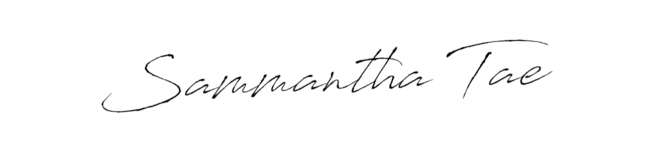 Make a beautiful signature design for name Sammantha Tae. With this signature (Antro_Vectra) style, you can create a handwritten signature for free. Sammantha Tae signature style 6 images and pictures png