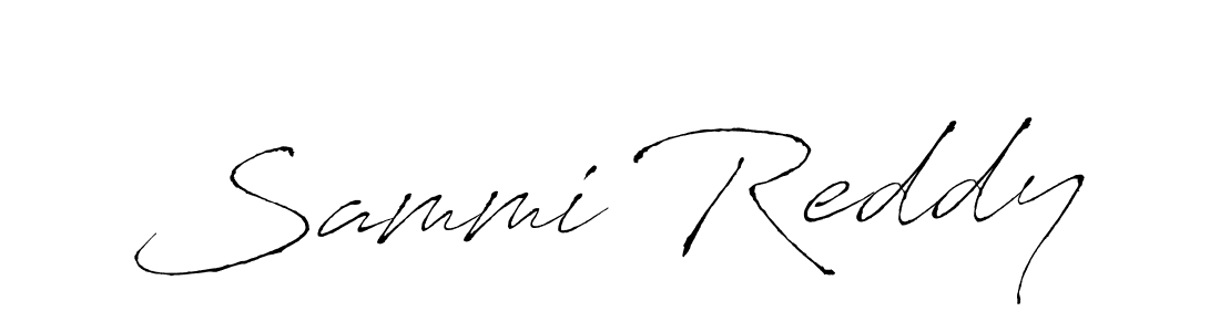 Also we have Sammi Reddy name is the best signature style. Create professional handwritten signature collection using Antro_Vectra autograph style. Sammi Reddy signature style 6 images and pictures png