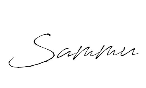 Antro_Vectra is a professional signature style that is perfect for those who want to add a touch of class to their signature. It is also a great choice for those who want to make their signature more unique. Get Sammu name to fancy signature for free. Sammu signature style 6 images and pictures png