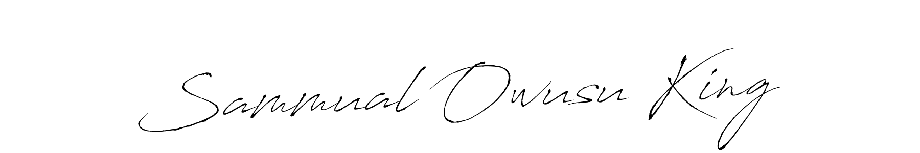 Use a signature maker to create a handwritten signature online. With this signature software, you can design (Antro_Vectra) your own signature for name Sammual Owusu King. Sammual Owusu King signature style 6 images and pictures png