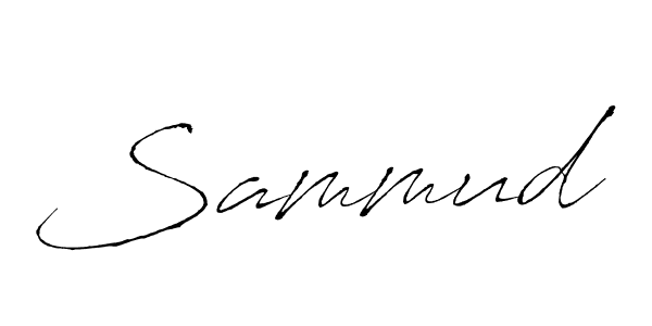 Sammud stylish signature style. Best Handwritten Sign (Antro_Vectra) for my name. Handwritten Signature Collection Ideas for my name Sammud. Sammud signature style 6 images and pictures png