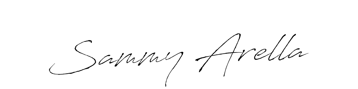 Design your own signature with our free online signature maker. With this signature software, you can create a handwritten (Antro_Vectra) signature for name Sammy Arella. Sammy Arella signature style 6 images and pictures png