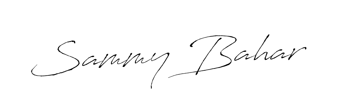 Make a beautiful signature design for name Sammy Bahar. Use this online signature maker to create a handwritten signature for free. Sammy Bahar signature style 6 images and pictures png