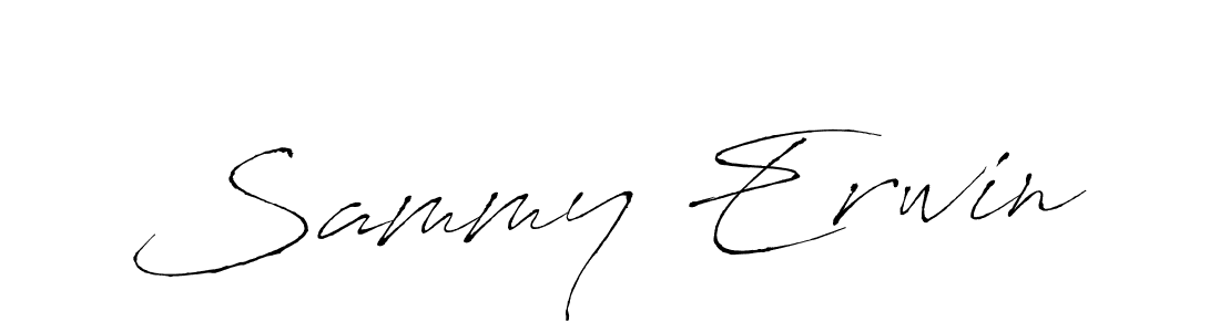 Also You can easily find your signature by using the search form. We will create Sammy Erwin name handwritten signature images for you free of cost using Antro_Vectra sign style. Sammy Erwin signature style 6 images and pictures png