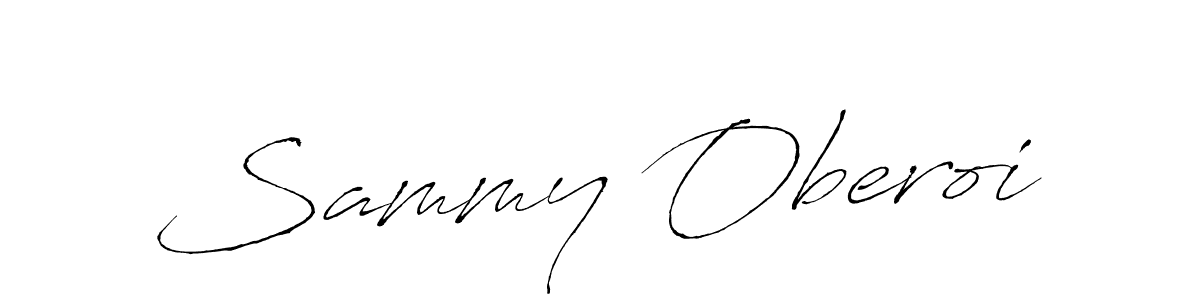 How to make Sammy Oberoi signature? Antro_Vectra is a professional autograph style. Create handwritten signature for Sammy Oberoi name. Sammy Oberoi signature style 6 images and pictures png