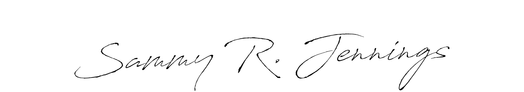 Sammy R. Jennings stylish signature style. Best Handwritten Sign (Antro_Vectra) for my name. Handwritten Signature Collection Ideas for my name Sammy R. Jennings. Sammy R. Jennings signature style 6 images and pictures png