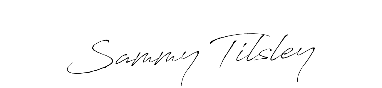 How to make Sammy Tilsley name signature. Use Antro_Vectra style for creating short signs online. This is the latest handwritten sign. Sammy Tilsley signature style 6 images and pictures png