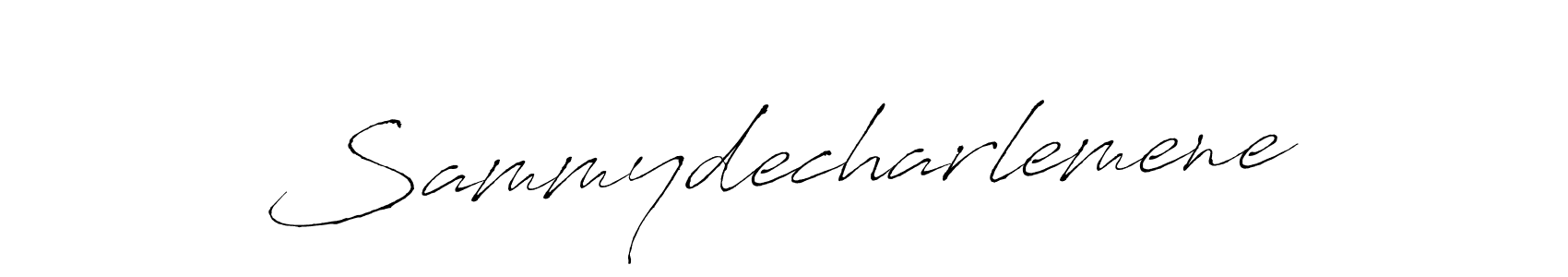 Sammydecharlemene stylish signature style. Best Handwritten Sign (Antro_Vectra) for my name. Handwritten Signature Collection Ideas for my name Sammydecharlemene. Sammydecharlemene signature style 6 images and pictures png